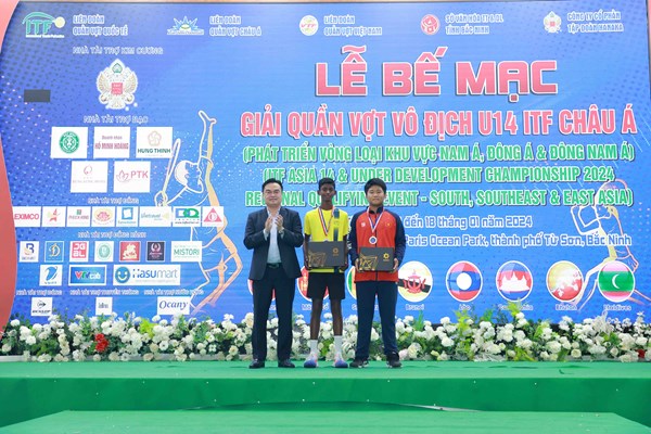 Giai quan vot U14 ITF chau A ket thuc thanh cong tot dep - Anh 2