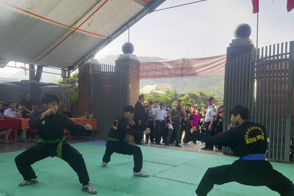 Bình Định: Giải Võ cổ truyền các võ đường, câu lạc bộ tranh cúp “Đô Hồ Đại vương Phạm Tu lần thứ nhất năm 2024” - Anh 3