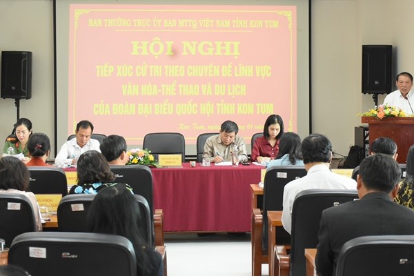 Bộ trưởng Nguyễn Văn Hùng: Phát triển văn hóa phải được tiến hành đồng bộ, thống nhất, có trọng tâm, trọng điểm, phù hợp với điều kiện thực tiễn - Anh 2