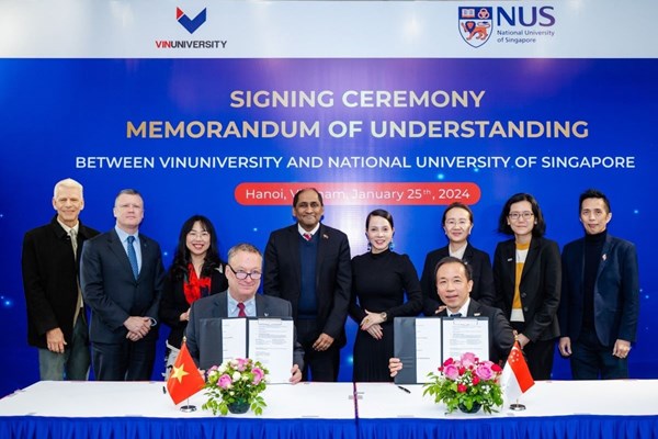 VinUni hợp tác với Đại học Quốc gia Singapore về đổi mới sáng tạo - Anh 1