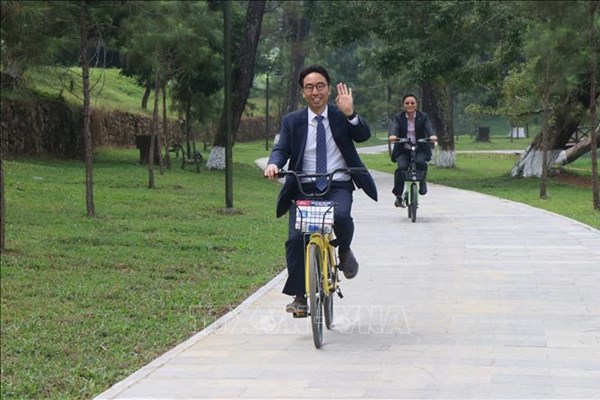 Khai trương tuyến du lịch xanh tại lăng vua Gia Long - Anh 1