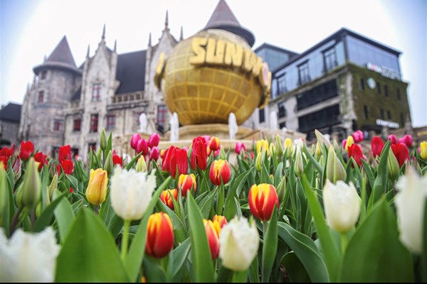 Hàng nghìn du khách tưng bừng trẩy hội xuân tại Sun World Ba Na Hills - Anh 4