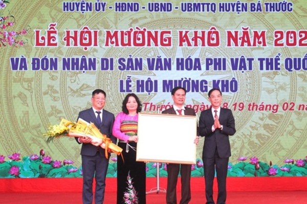 Thanh Hóa đón nhận Di sản văn hóa phi vật thể quốc gia Lễ hội Mường Khô - Anh 2
