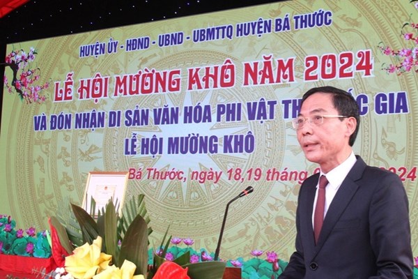 Thanh Hóa đón nhận Di sản văn hóa phi vật thể quốc gia Lễ hội Mường Khô - Anh 5