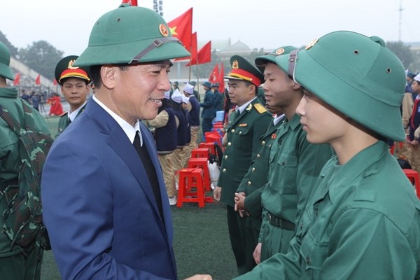 Thanh Hóa: Tưng bừng ngày hội giao, nhận quân năm 2024 - Anh 1