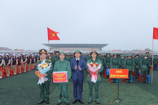 Thanh Hóa: Tưng bừng ngày hội giao, nhận quân năm 2024 - Anh 2