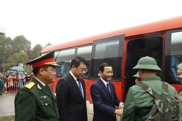 Thanh Hóa: Tưng bừng ngày hội giao, nhận quân năm 2024 - Anh 4