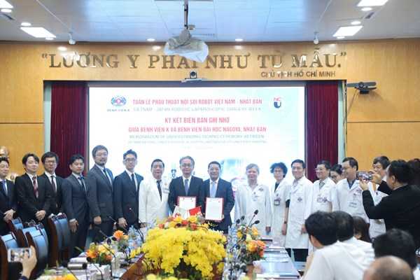 Bệnh viện K hợp tác với Nhật Bản trong điều trị ung thư đường tiêu hoá bằng robot hiện đại - Anh 2