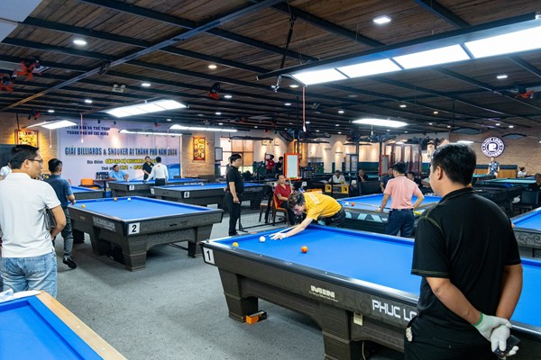 Đông đảo cơ thủ dự tranh Giải Billiards & Snooker A1 TP.HCM 2024 - Anh 1