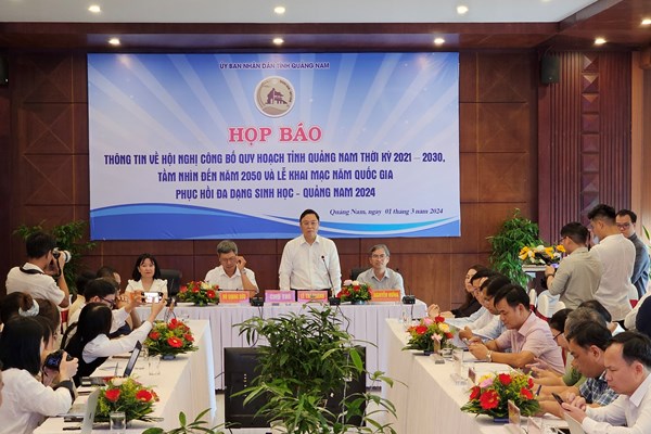 Quảng Nam: Năm phục hồi đa dạng sinh học quốc gia 2024 sẽ khai mạc vào ngày 16.3 - Anh 1