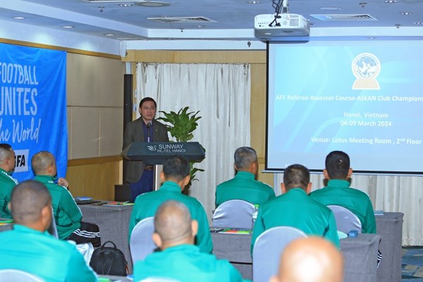 Khai mạc khoá học giám sát trọng tài Đông Nam Á năm 2024 - Anh 1