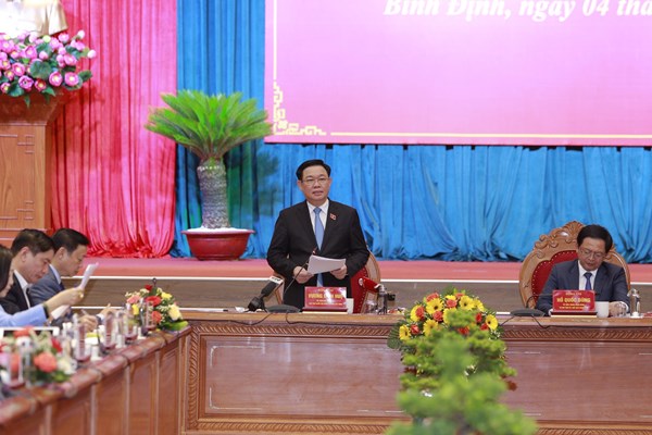 Chủ tịch Quốc hội: Bình Định phát triển du lịch phải gắn với phát triển thể thao, bảo tồn văn hoá - Anh 1