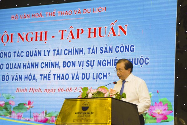 Bộ VHTTDL tập huấn công tác quản lý tài chính, tài sản công - Anh 1