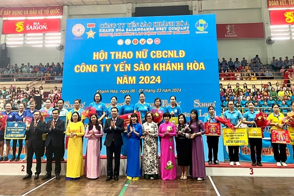 Hội thao nữ cán bộ, công nhân, lao động Công ty Yến Sào Khánh Hòa - Anh 2