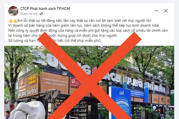 Đường Sách TP.HCM cảnh báo tài khoản giả mạo - Anh 1