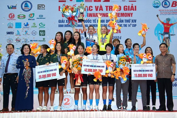 Chủ nhà Bình Dương thắng lớn tại giải xe đạp quốc tế Biwase Cup 2024 - Anh 4
