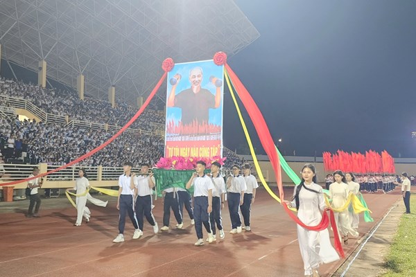 Kon Tum: Hơn 2.500 vận động viên tham gia Hội khoẻ Phù Đổng năm 2024 - Anh 1