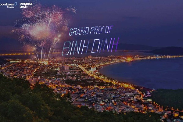 500 drone sẽ “vẽ ánh sáng trên bầu trời đêm” vịnh Thị Nại - Anh 1
