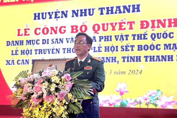 Đón nhận Di sản văn hóa phi vật thể quốc gia Lễ hội Sết Boóc Mạy - Anh 3