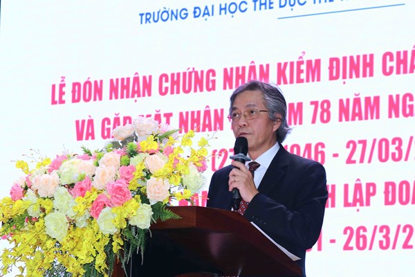 Trường Đại học TDTT TP.HCM đón nhận chứng nhận Kiểm định chất lượng cơ sở giáo dục - Anh 2