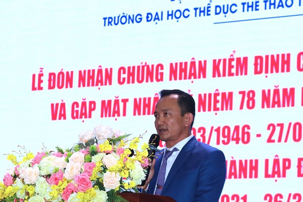 Trường Đại học TDTT TP.HCM đón nhận chứng nhận Kiểm định chất lượng cơ sở giáo dục - Anh 6