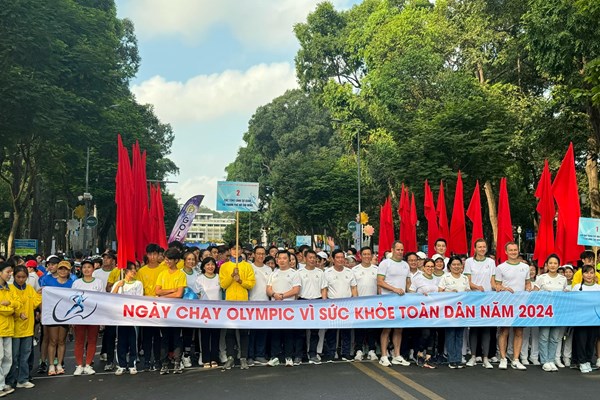 TP.HCM: Sôi động “Ngày chạy Olympic vì sức khỏe toàn dân” năm 2024 - Anh 2