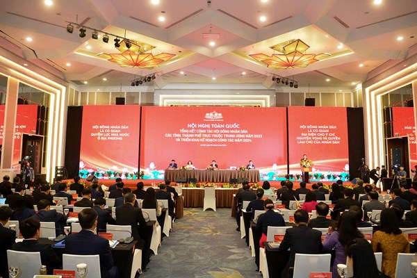 Khai mạc Hội nghị tổng kết công tác HĐND các tỉnh, thành phố và triển khai công tác năm 2024 - Anh 2