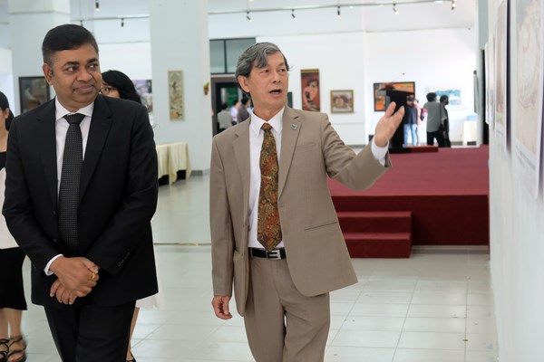 Khai mạc triển lãm giao lưu văn hóa Ấn Độ và Việt Nam - Anh 2