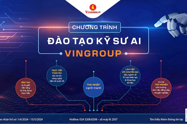 VinBigdata tuyển sinh Chương trình Đào tạo Kỹ sư AI mùa 5 – 2024 - Anh 1