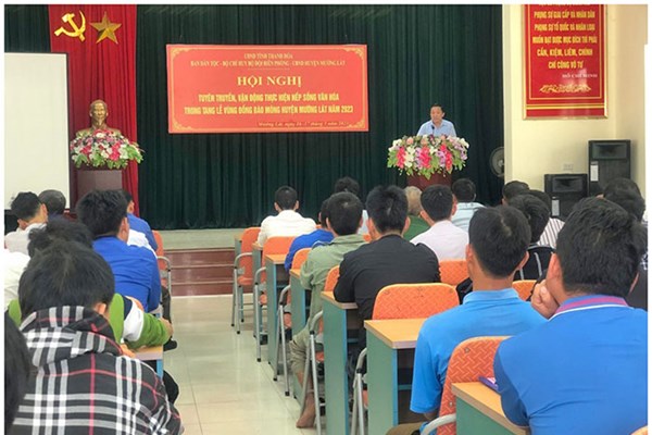Xóa bỏ hủ tục lạc hậu của đồng bào dân tộc Mông ở Thanh Hóa - Anh 2