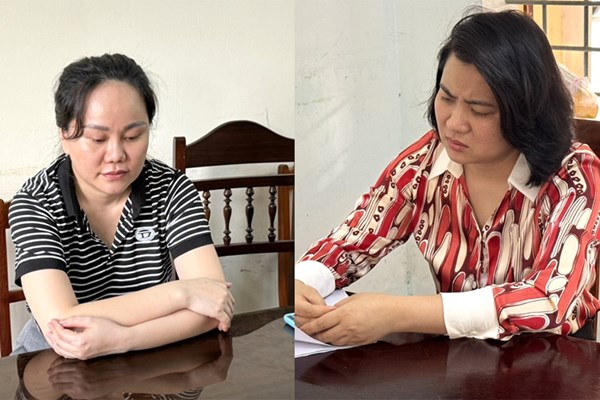 Tạm giữ khẩn cấp 2 người phụ nữ chiếm đoạt hơn 100 tỉ đồng để “đáo hạn” ngân hàng - Anh 1