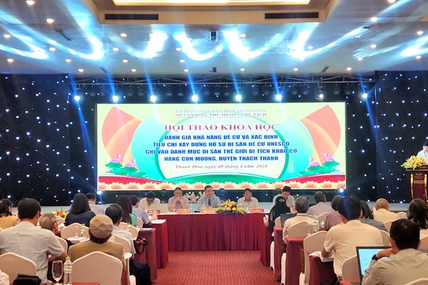 Xác định tiêu chí di tích Hang Con Moong đề cử Danh mục Di sản thế giới - Anh 1