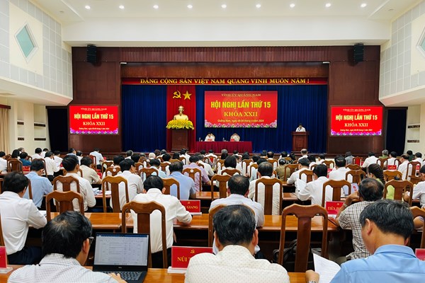 Quảng Nam: Tập trung bàn biện pháp tháo gỡ khó khăn cho doanh nghiệp - Anh 1
