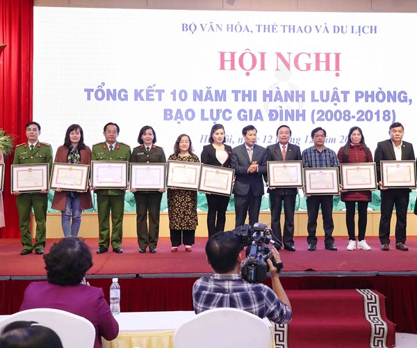 Hội nghị Tổng kết 10 năm thi hành Luật phòng, chống bạo lực gia đình - Anh 8