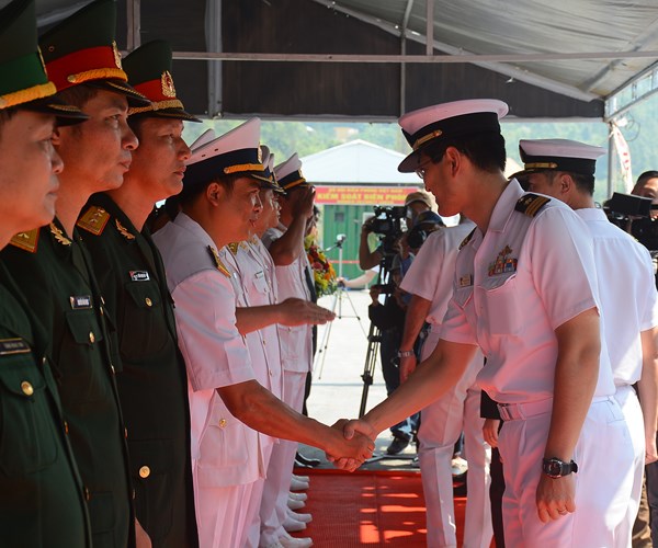 Tàu Bảo vệ trên biển Nhật Bản cập cảng Tiên Sa thăm Đà Nẵng - Anh 1