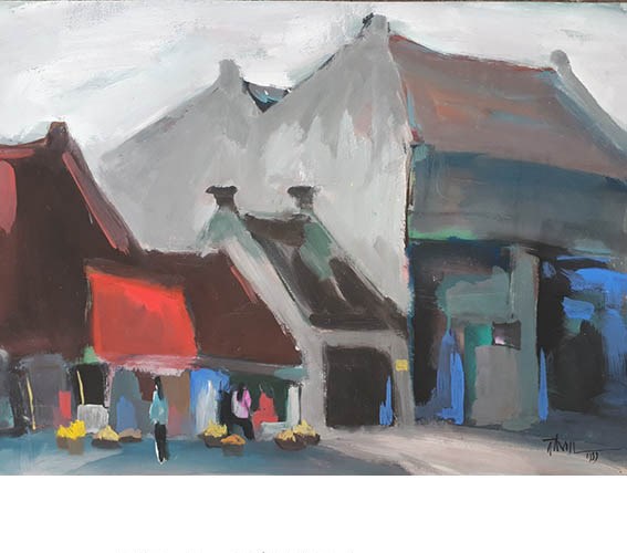Chiến tranh và hòa bình trong tranh của họa sĩ Quốc Thái - Anh 5