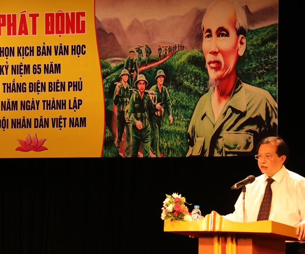 Lễ phát động bình chọn kịch bản văn học kỉ niệm 65 năm Chiến thắng Điện Biên Phủ - Anh 1