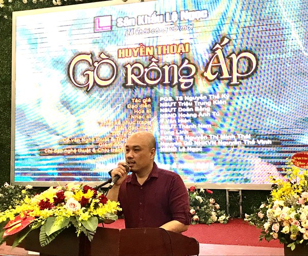 Khởi công dựng kịch “Huyền thoại Gò Rồng Ấp”: Sẽ kết hợp những ưu thế của sân khấu truyền thống - Anh 2
