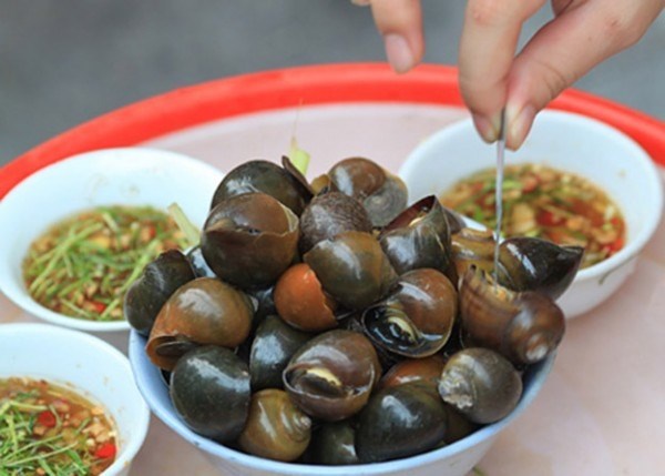 Ốc bươu luộc, đặc sản miền quê giờ tìm ăn không hề dễ - Anh 1