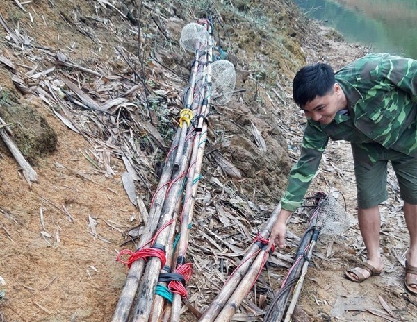 Yên Bái: Nhức nhối nạn đánh cá bằng xung điện trên hồ Thác Bà - Anh 1