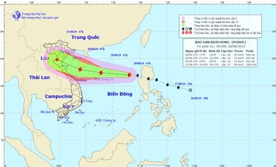 Bão Podul giật cấp 11 vào Biển Đông gây mưa lớn trong dịp nghỉ lễ 2.9 - Anh 1