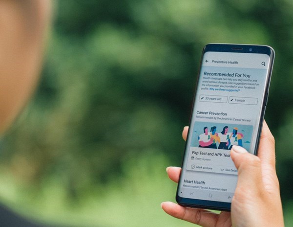 Facebook ra mắt công cụ hối thúc người dùng đi kiểm tra sức khỏe - Anh 1