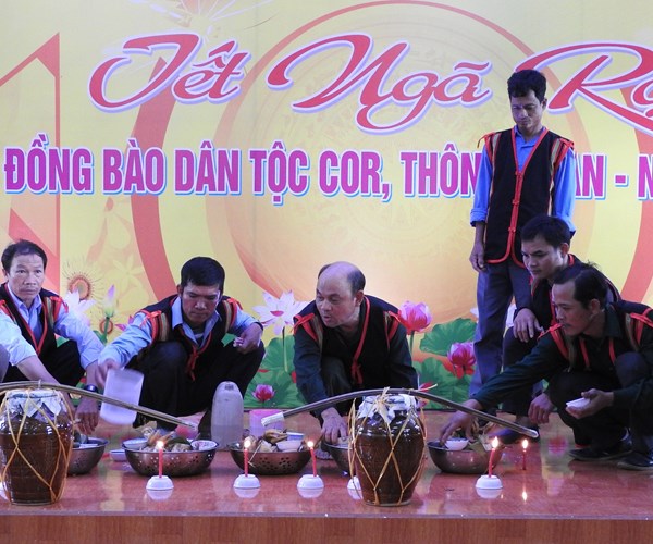 Tết Ngã rạ: Nét văn hóa độc đáo của dân tộc Cor Quảng Ngãi - Anh 2