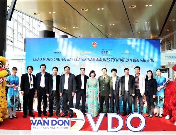 Cảng hàng không quốc tế Vân Đồn đón chuyến bay thẳng đến từ Nhật Bản - Anh 2