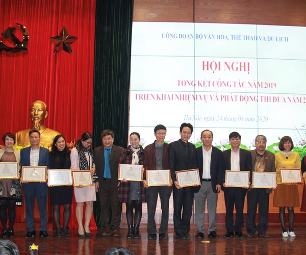 Công đoàn Bộ VHTTDL tổng kết công tác năm 2019, triển khai nhiệm vụ năm 2020 - Anh 3