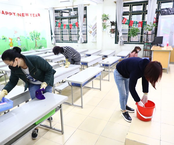 Ha Noi phun khu khuan lan 2 tai cac co so giao duc - Anh 1