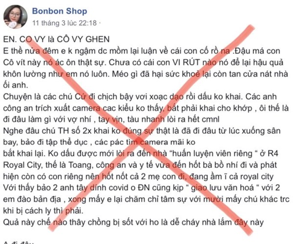 Đăng tin bệnh nhân số 21 có 