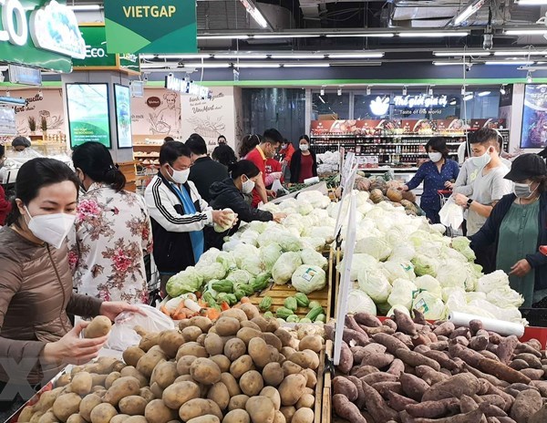 Đáp ứng đầy đủ hàng hóa thiết yếu cho người dân phòng chống Covid-19 - Anh 1