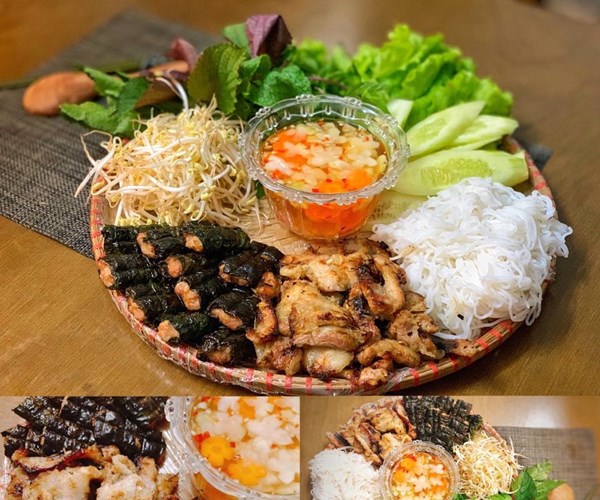 Bún chả nướng than hoa Hà Nội: Thơm lừng góc bếp cuối tuần - Anh 7