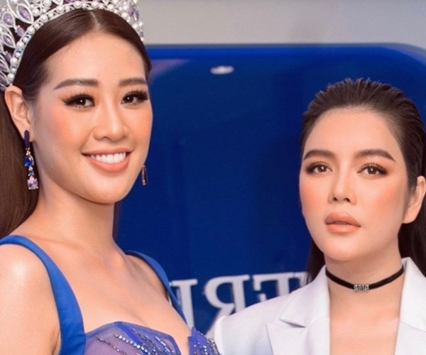 Lý Nhã Kỳ và Hoa hậu Khánh Vân lần đầu đọ dáng, hứa trở thành chị em - Anh 1